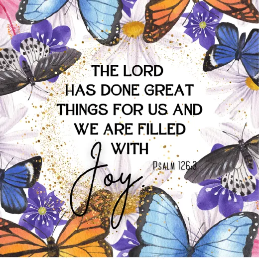 Joy Butterflies design
