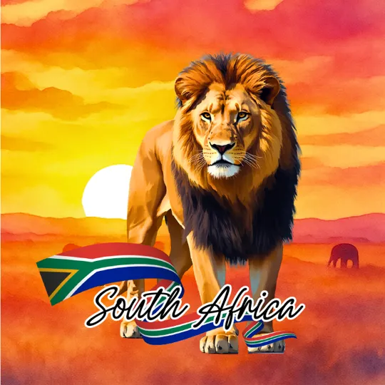 South Africa Sunset Wildlife collection cover