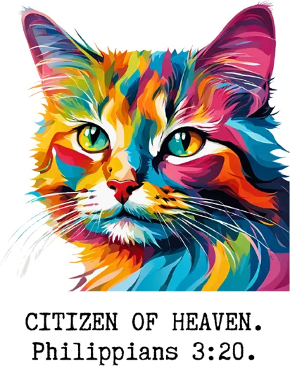Citizen of Heaven Cat design