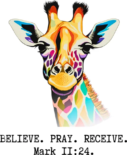 Believe Giraffe design