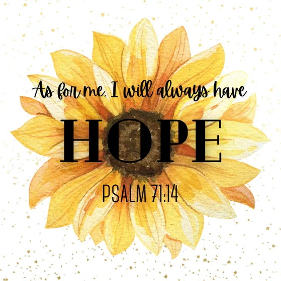 Hope Sunflower design